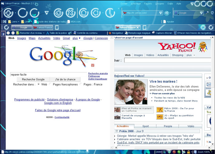 screenshot maxthon