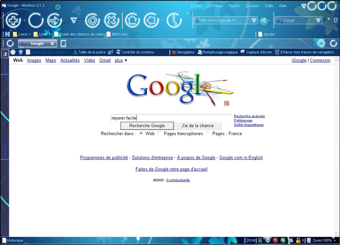 screenshot maxthon