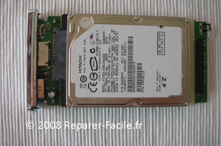 disque dur connecté en sata