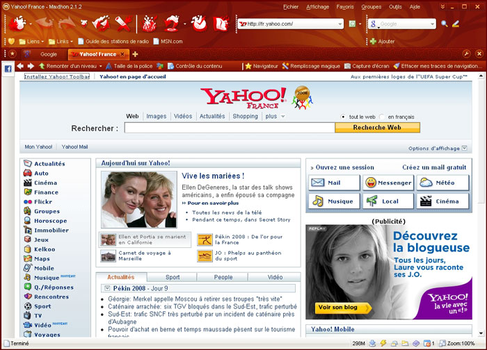 screenshot maxthon